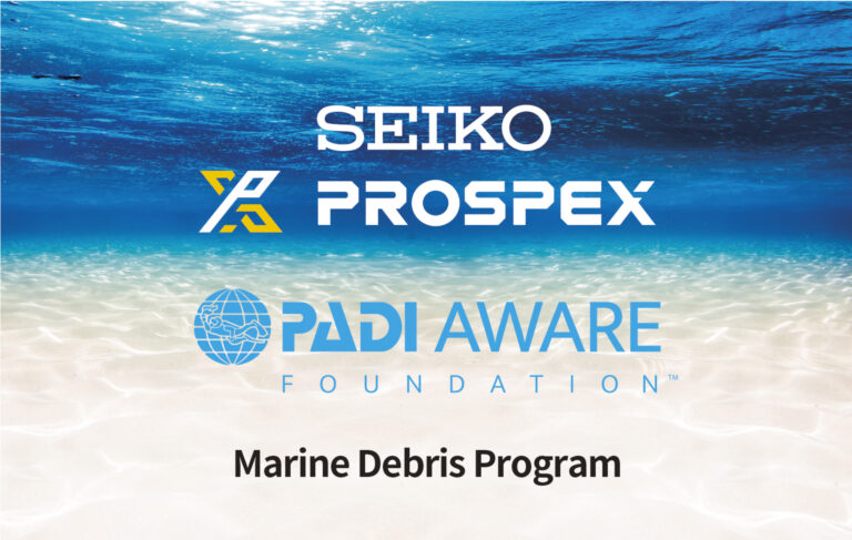 ＜セイコー プロスペックス＞ PADI・PADI AWARE Foundationが取り組む海洋保護活動への支援を開始のメイン画像