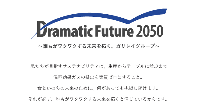 　フクシマガリレイが環境ビジョン『Dramatic Future2050』を策定のメイン画像
