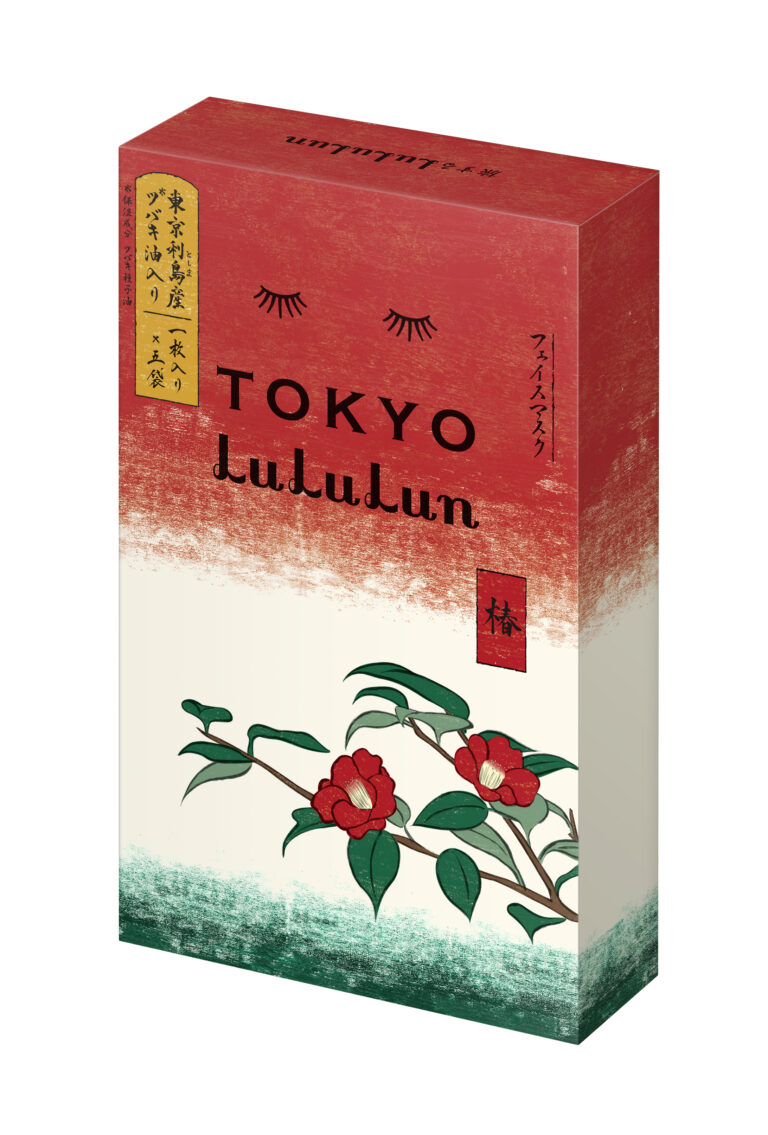 “東京エコ100”にも選ばれたツバキ種子のツバキ油を配合。エシカルなフェイスマスクでツヤ肌へ。【東京ルルルン（粋な椿のマスク）】新登場！のメイン画像