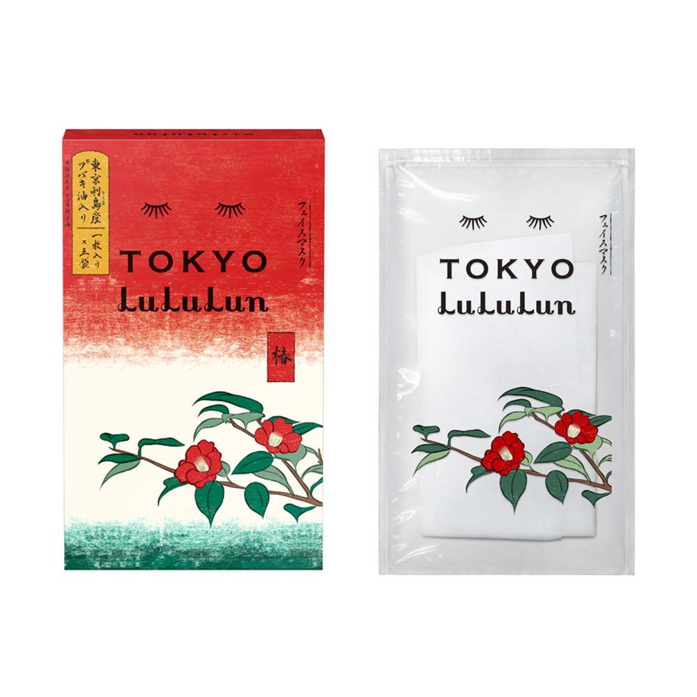 “東京エコ100”にも選ばれたツバキ種子のツバキ油を配合。エシカルなフェイスマスクでツヤ肌へ。【東京ルルルン（粋な椿のマスク）】新登場！のサブ画像2
