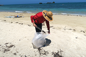 素肌と心・環境を美しく。SDGs対応の次世代コスメサステナブルなヴィーガンコスメブランド『GREEN&』　海の日に合わせ沖縄のビーチをクリーン活動　海洋プラスチック問題を考えるのサブ画像2