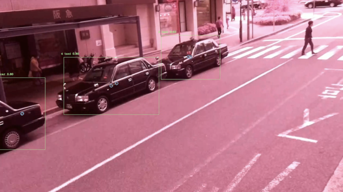 道路空間における賑わいや荷捌き等の状況をエッジAIカメラで自動計測・評価のメイン画像