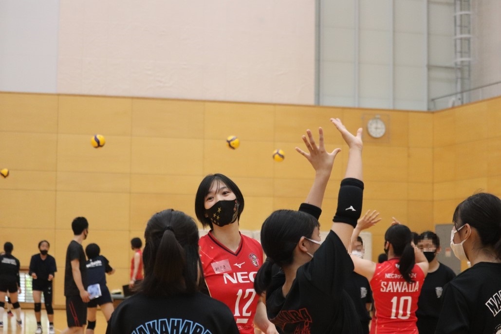 NECレッドロケッツ【バレー/Vリーグ】が川崎市の中学生を対象にバレーボール教室を実施！のサブ画像3