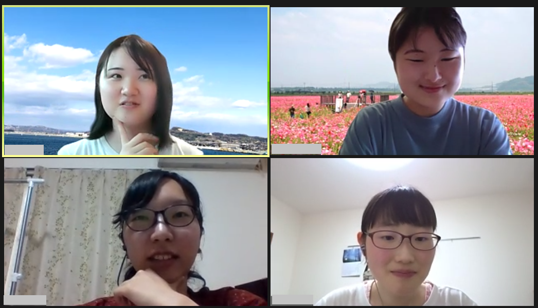 【岡山大学】「食糧問題」をテーマに語り、つながり、活動のきっかけをみつける！ のサブ画像2_議論を交わす学生たち（オンライン）