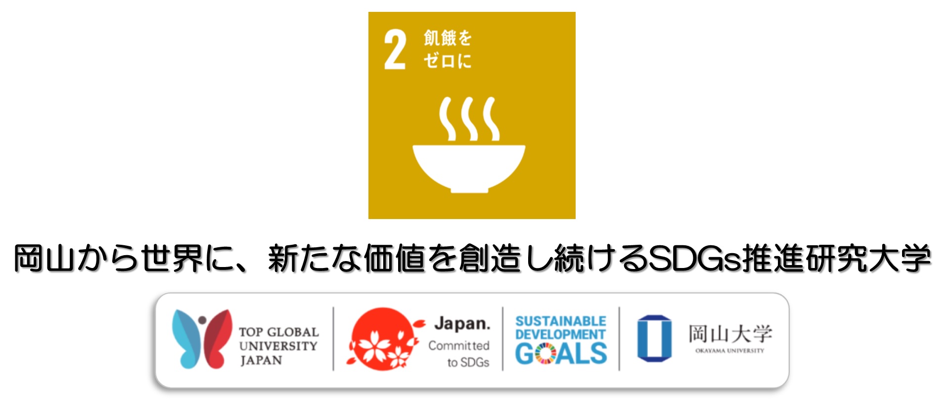 【岡山大学】「食糧問題」をテーマに語り、つながり、活動のきっかけをみつける！ のサブ画像6_目標2「飢餓をゼロに」
