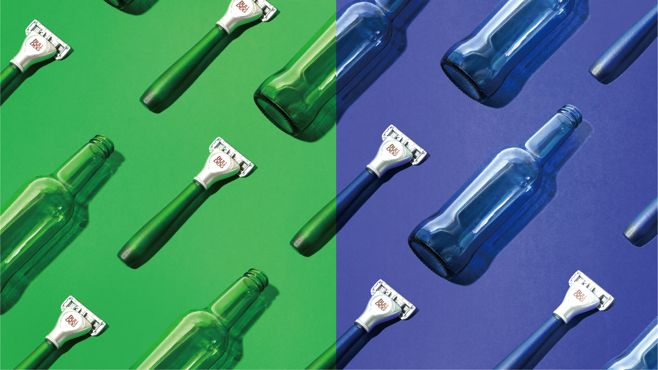 ブルドッグから世界初・ビールの空き瓶のリサイクルガラスを70％以上使用したカミソリ「グラスホルダー」2021年8月27（金）新発売！のサブ画像1