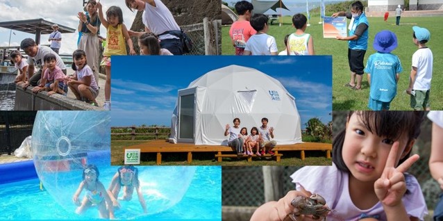 「かもめ島マリンピング～海と日本PROJECT～」開催記念！第一号宿泊者を歓迎した特別イベント【マリンアドベンチャーfor kids】を開催！のメイン画像