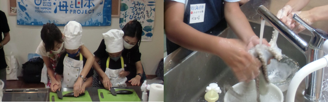 5組10名の親子が「アジ」と、「タコ」をさばいて料理！【日本さばける塾 in かながわ】を開催のサブ画像2