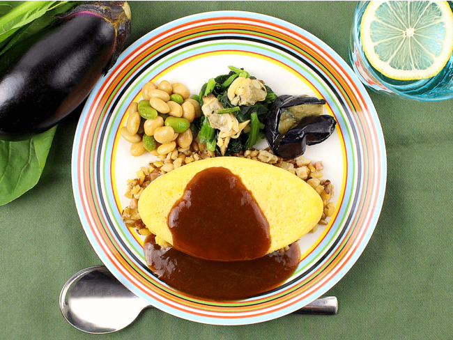 ふわとろ・ぷちぷち食感の「七穀米と赤ワインソースオムレツ」と、コクとまろやかさの洋風ソースを使った「サバの香草バターソース」が9月28日（火）noshに登場のサブ画像2