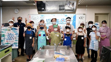 6組12名の親子が「アジ」と、「サワラ」をさばいて料理！【日本さばける塾 in 石川県】を開催のメイン画像