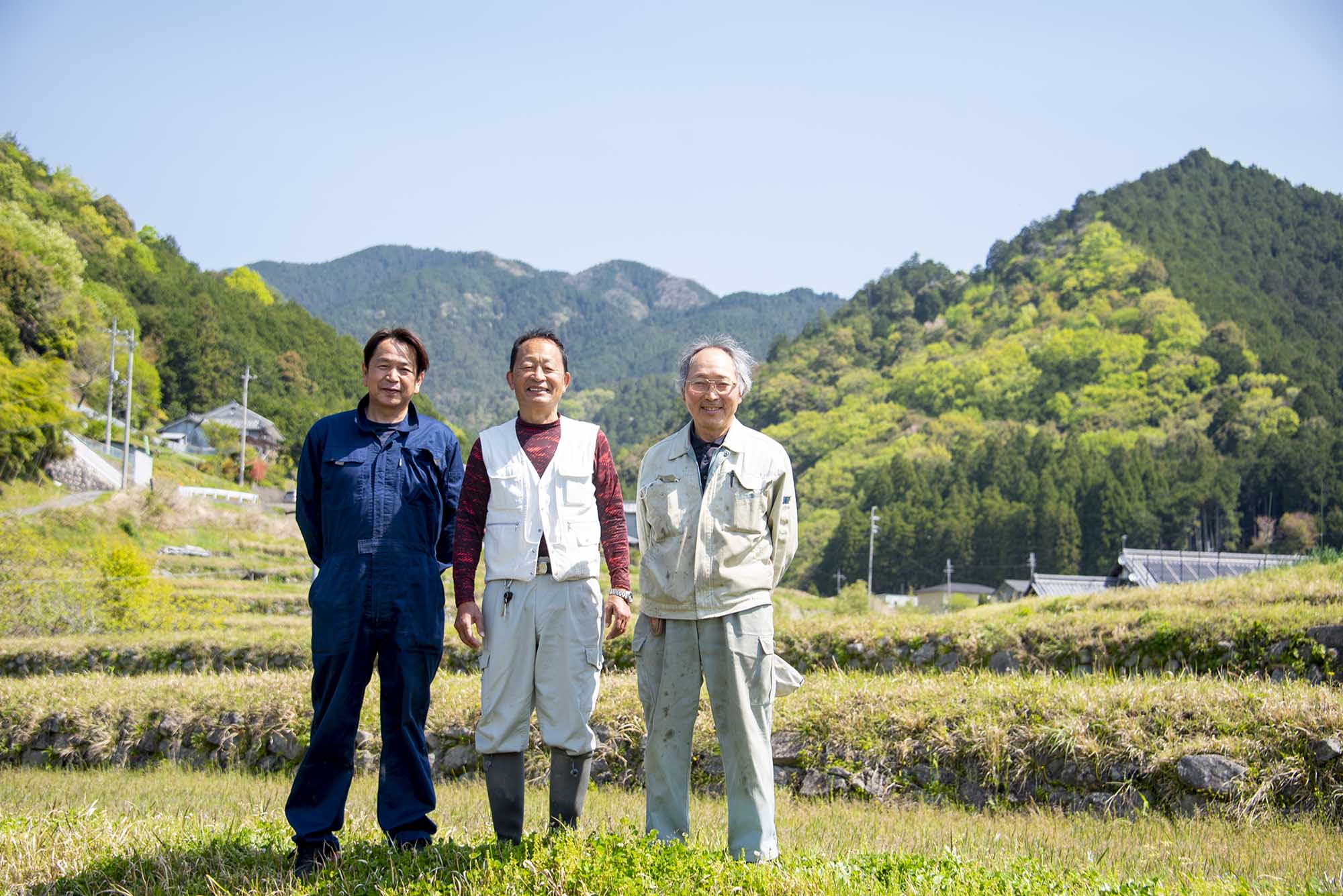 奈良県・吉野町の本気。米生産者と三つの老舗酒蔵がつくる新清酒ブランド「吉野正宗」  Makuakeにて先行発売開始いたします。のサブ画像1_酒米作りを通じ、吉野を盛り上げるために活動する生産者。