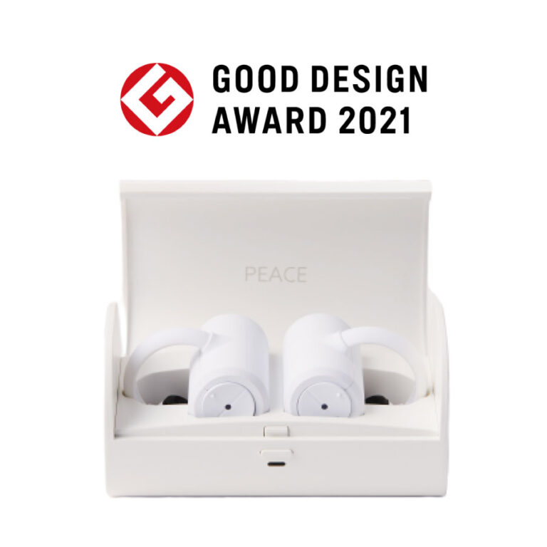 GOOD DESIGN AWARD 2021にて、BoCo 完全ワイヤレス骨伝導イヤホン『PEACE TW-1』が受賞のメイン画像