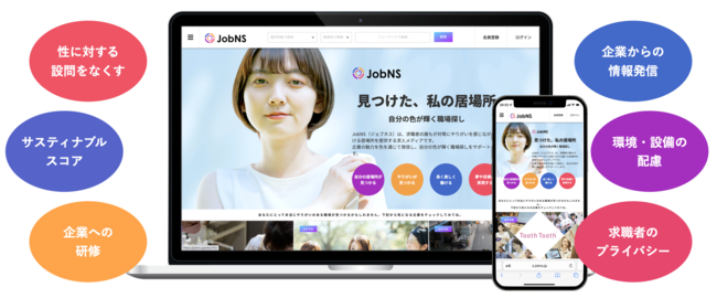 サスティナブルな社会を実現する企業を掲載する採用プラットフォーム「JobNS（ジョブネス）」をリリースのサブ画像1