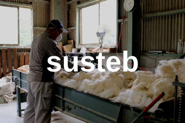 寝具を回収し再素材化する「susteb」が、開始から1ヶ月で5000枚以上の寝具を回収。再生素材「susteb fiber」や自社ブランドを新たに展開。のメイン画像