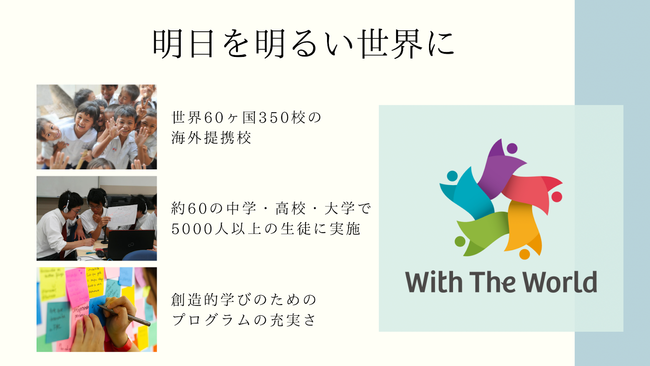 神戸の未来を共創していくCO＋CREATION KOBE PROJECT 事業パートナーとしてWith The Worldと神戸市が連携！のサブ画像4