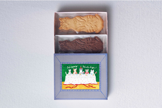 【クリスマス特別限定品】世界に一つだけの心つながるクリスマスお菓子「“神様のいたずら”クリスマスネコクッキー缶」「ネコクッキーレターボックス」発売。のサブ画像8_LetterBOX cat cookie（ネコクッキーレターボックス）
