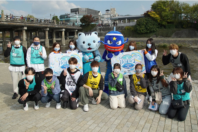 京都ハンナリーズ、滋賀レイクスターズ、ヒュンメルによる水辺のクリーン活動を鴨川で開催！のサブ画像7