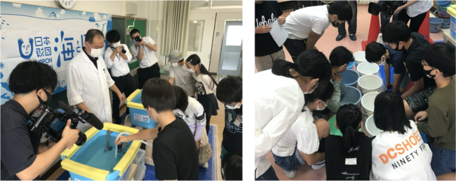 東京・長野・富山の小学生が学校で陸上養殖にチャレンジ！ヒラメの受け入れ式を開催しました。のサブ画像3