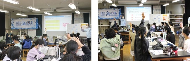 楽しく学んで行動しよう！プログラミングでSDGs！「プログラミングで海のSDGs!」出前授業を実施しました！のサブ画像2