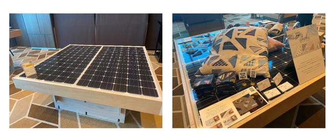 「サステナブル」テーマのイベントに展示テーブルとして廃棄太陽光パネルを提供のサブ画像2