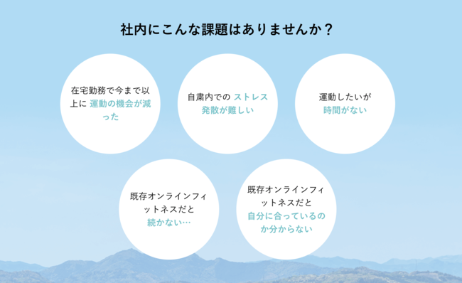 【健康経営優良法人のご担当者必見！】Afterコロナを見据えた法人向け健康経営支援サービス「Benefitness for Business」をリリースのサブ画像3