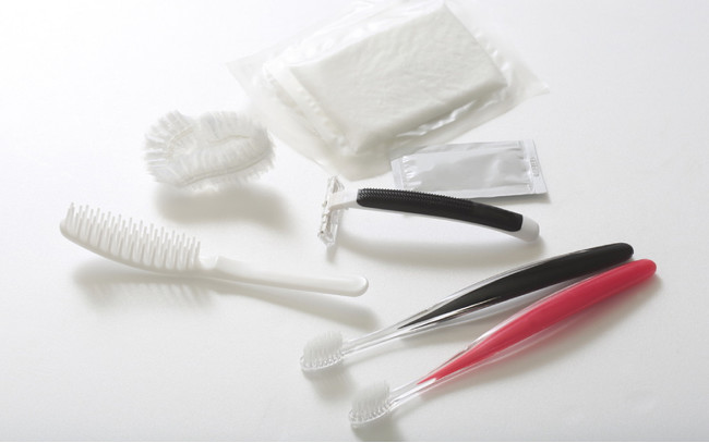 【新商品】Xデーは2022年4月！ホテル業界が直面する課題に挑む竹歯ブラシ「Bamboo Toothbrush」発売開始。のサブ画像2_アメニティをロビーで客が自由に持っていくスタイルも。