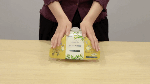 ポンプ式紙容器のアルコール除菌液「ピュアリーフ エコ」発売のサブ画像3