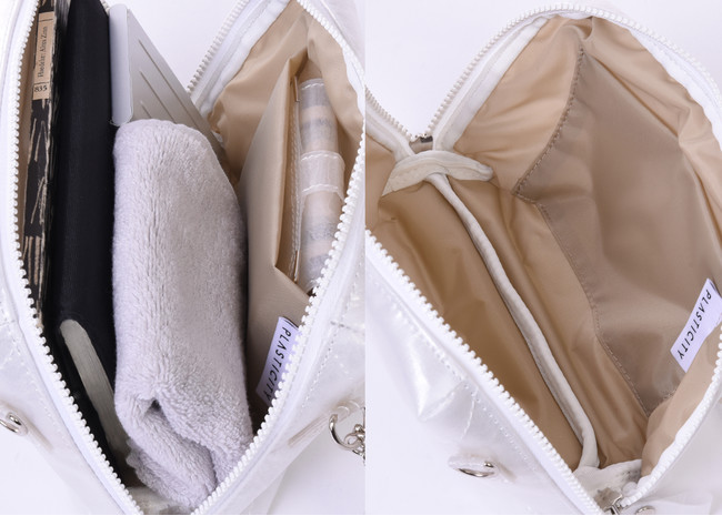廃棄ビニール傘がバッグに生まれ変わる。「PLASTICITY」より国内職人の手により完成されるキルティングショルダーバッグを新発売のサブ画像9