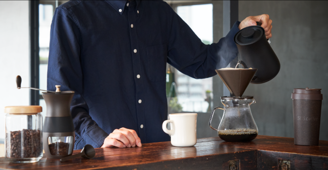 【オンライン販売開始】コーヒーかすからできたコーヒー器具やサーモタンブラー『SUS coffee（サスコーヒー）』全７製品　のサブ画像2