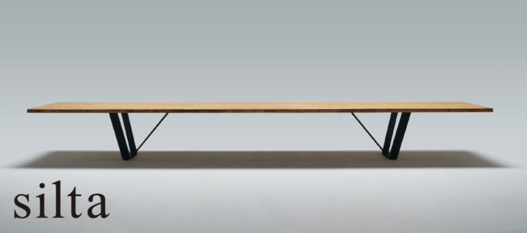 【新製品】天然素材が生み出す造形美、サステナブルなビッグテーブル「silta(シルタ）」新発売のメイン画像