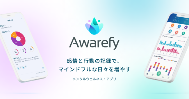 メンタルウェルネス・アプリ「Awarefy」が三井物産労働組合との実証実験を開始。アプリを用いたセルフケアの習慣化が働く人のメンタルヘルスに与える影響を調査する。のサブ画像2