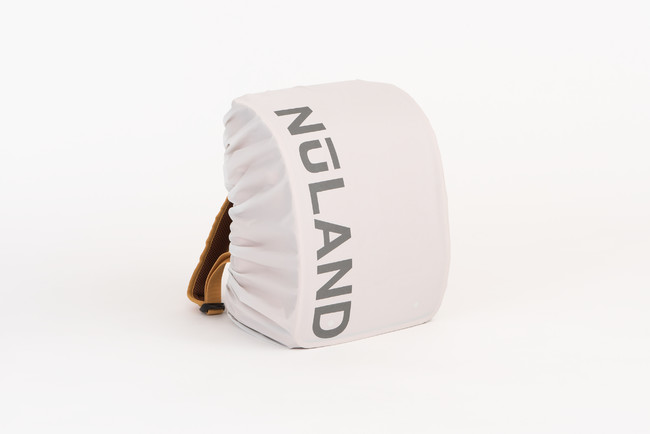 【12/13新発売エコレインカバー】『NuLAND』購入者限定のエコレインカバーを発売！雨の日もおしゃれに♪のサブ画像5_キャメルMに装着の場合