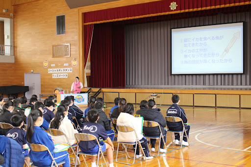 海の文化・環境問題を楽しく学べる福島市立野田小学校で子ども海のライブ・クイズイベントを開催！のメイン画像