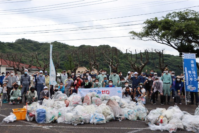 県民、行政、企業が連携し、山口県の海岸に漂着した海洋プラスチックごみを買い物かごにアップサイクル（山口県、丸久、ニッスイ、テラサイクル）のサブ画像7