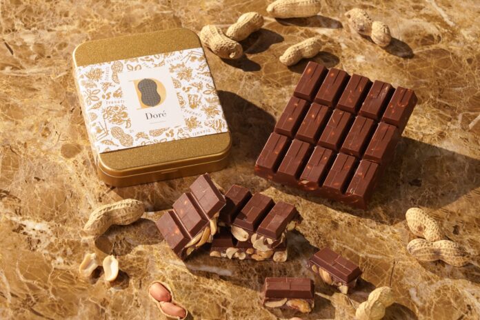 【バレンタイン新商品】ピーナッツとチョコレートの黄金マリアージュ。「Doré（ドレ）」ピーナッツチョコレートが新発売のメイン画像