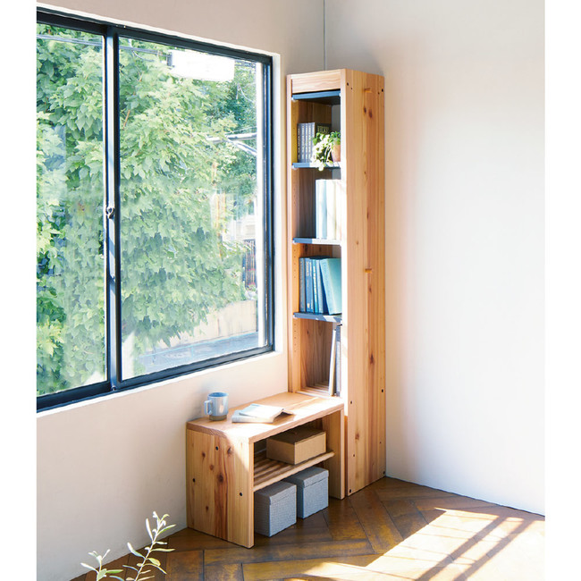 ディノスが、樹齢約50年の日田杉シリーズ第2弾として、異素材を組み合わせたサステナブルな家具を新発売のサブ画像10