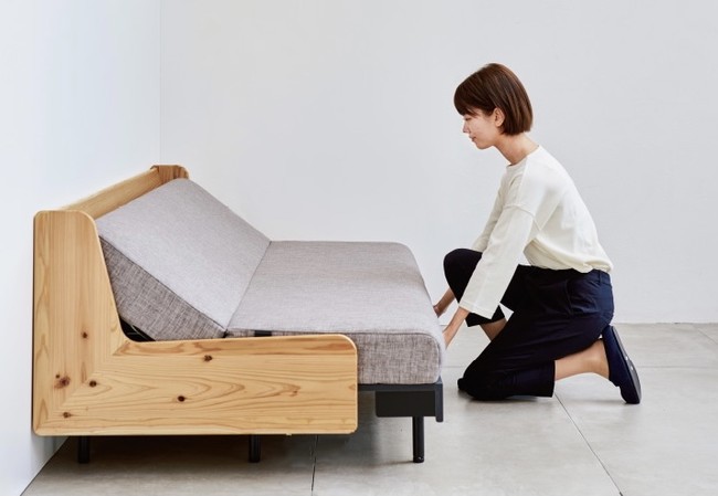 ディノスが、樹齢約50年の日田杉シリーズ第2弾として、異素材を組み合わせたサステナブルな家具を新発売のサブ画像5
