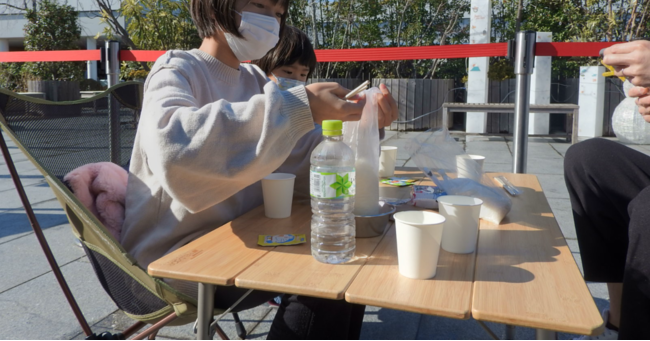 【イベントレポート】JR博多シティつばめの杜広場にて、「親子で学ぶ、防災キャンプセミナー」を開催いたしました。のサブ画像3