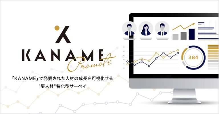 最優先育成人材発掘サービスKANAME、要人材発掘後の育成に特化した「KANAME Promote」機能を追加のメイン画像