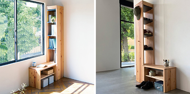 IKASAS DESIGNのデザイン・ディレクションによる、日田杉を活用したサステナブルな家具の第二弾をディノスより発表、発売のサブ画像6