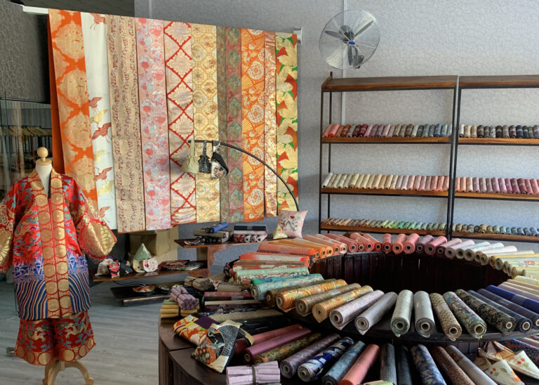 サステナブル素材Kimono Upcycle Cloth「ohariko」でカンボジアのモノづくりを支えますのメイン画像