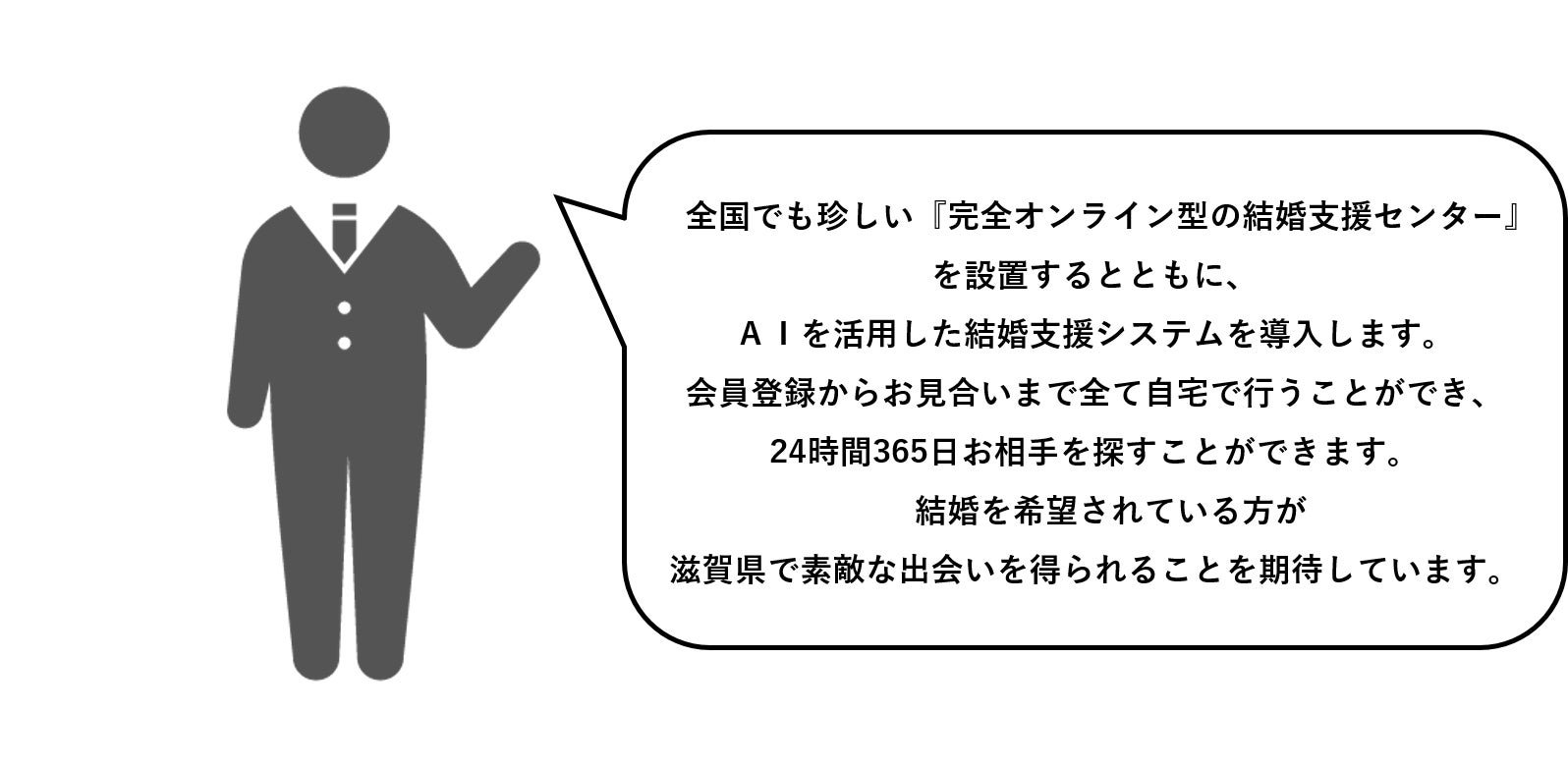 滋賀県よりオンライン婚活支援センター運営受託、さらに同県へAIを活用した結婚支援システム「parms」提供決定！のサブ画像2