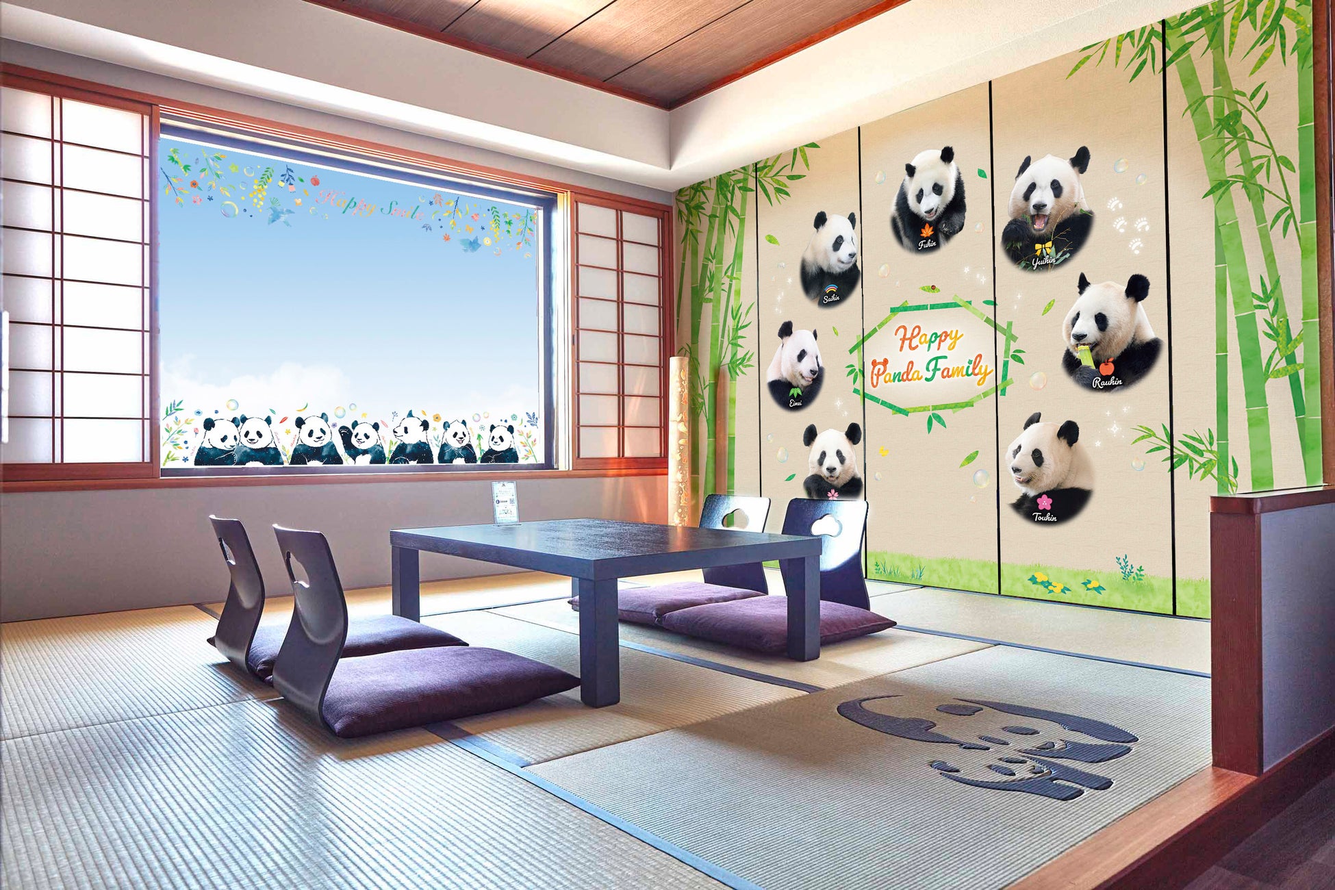 南紀白浜マリオットホテル　寝ても覚めてもパンダ尽くし　宿泊プラン「Happy  Panda  Family Stay」を発売のサブ画像1_イメージ