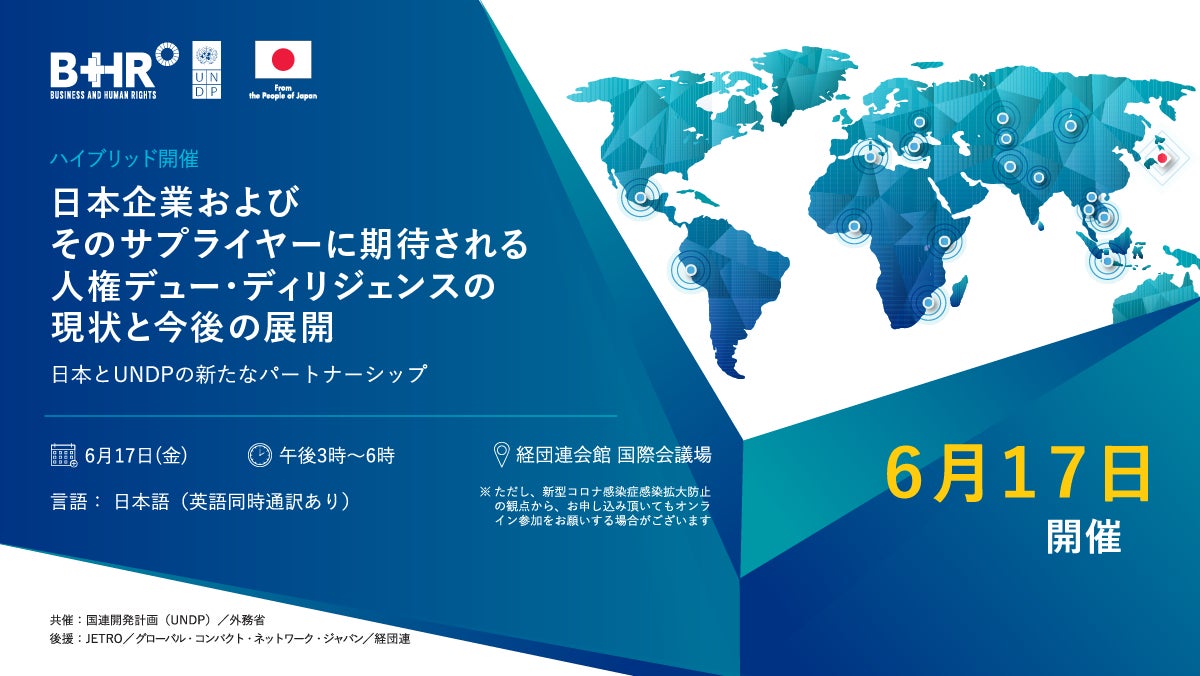 日本企業およびそのサプライヤーに期待される人権デュー・ディリジェンスの現状と今後の展開のサブ画像1
