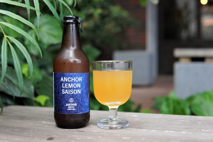 自家製レモンシロップの出がらしで作るクラフトビール！「ANCHOR LEMON SAISON」を7月30日より数量限定で提供開始します。のメイン画像