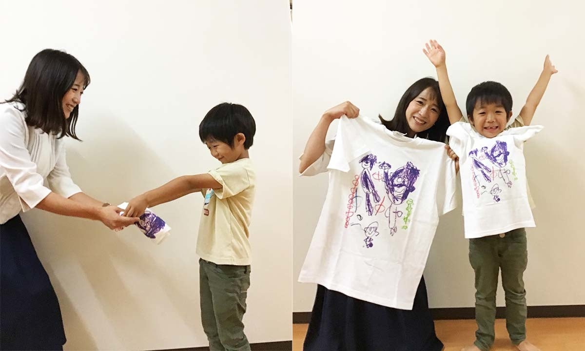 紙芝居で表情を学ぶ！子どもたちの描いた家族の似顔絵でTシャツをつくるワークショップ「ニコニコT」をプラザクリエイトが開催のサブ画像6