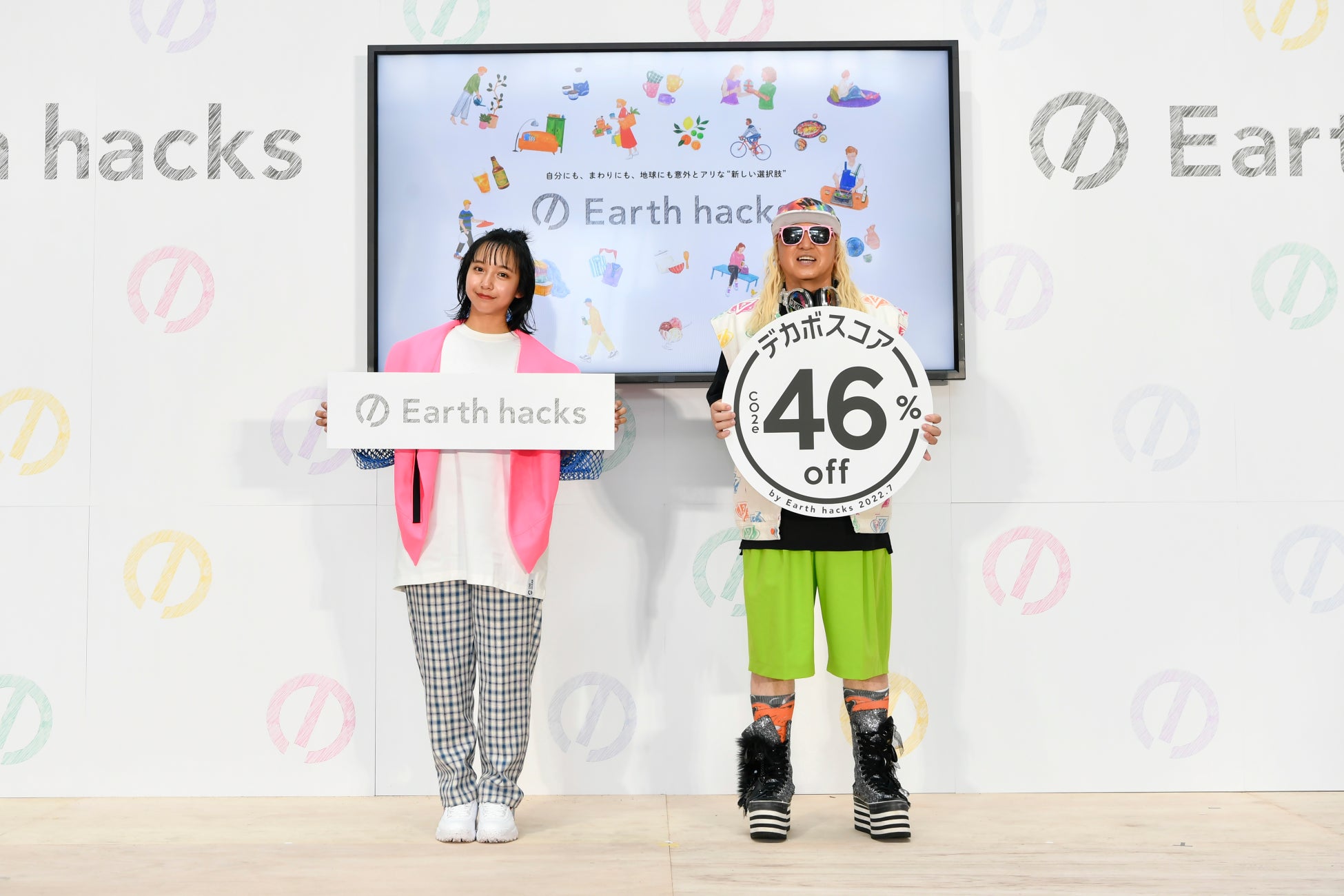 ＜イベント実施レポート＞山之内すずさん、DJ KOOさんがデカボファッションで登場！脱炭素を推進する共創型プラットフォーム「Earth hacks」新サービス発表会のサブ画像1