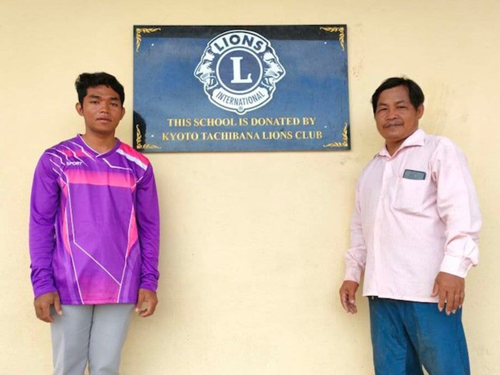 地雷が残るカンボジアの村に質の高い教育を、京都橘ライオンズクラブの支援で小学校の新校舎が完成。のサブ画像1
