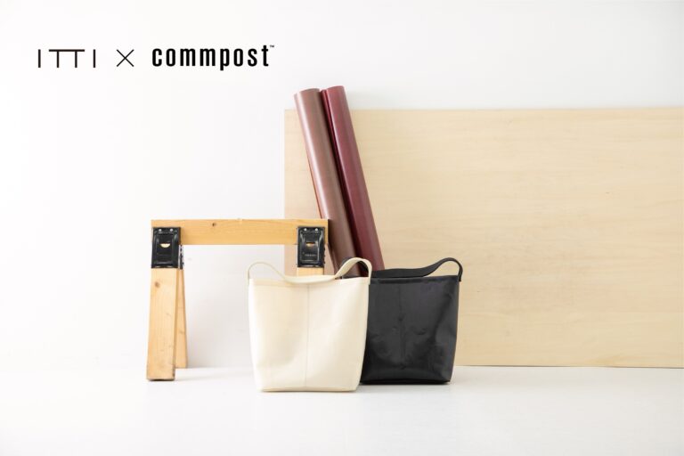 廃棄衣料をアップサイクルしたコラボレーショントートバッグ「ITTI × commpost」第二弾が発売！のメイン画像