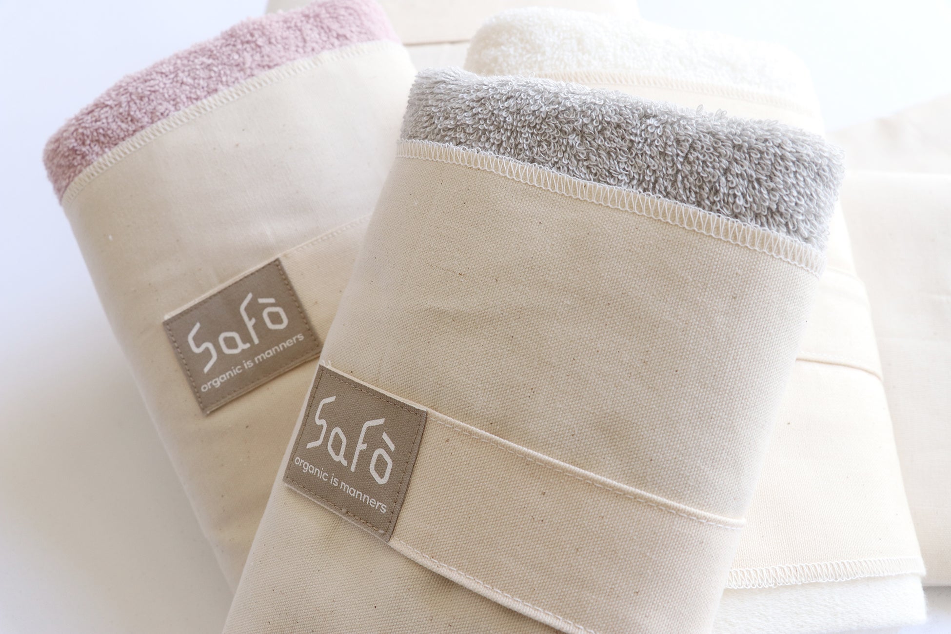 サステナブルなモノづくりを目指すオーガニック寝具ブランド「SaFo（サフォ）」より、日本の美しい自然からインスパイアされた４色のオーガニック認証タオルが登場。自然の彩を感じるバスアイテムの発売開始。のサブ画像7